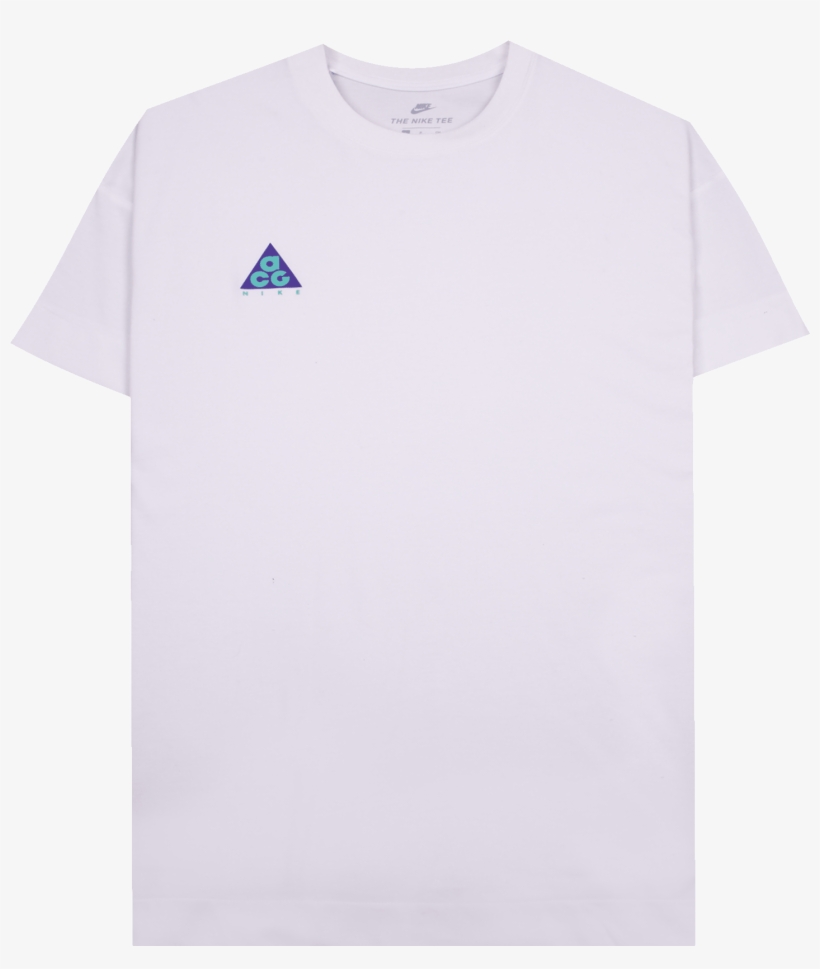Nsw Tee Acg White / Light Menta - Active Shirt, transparent png #9584535