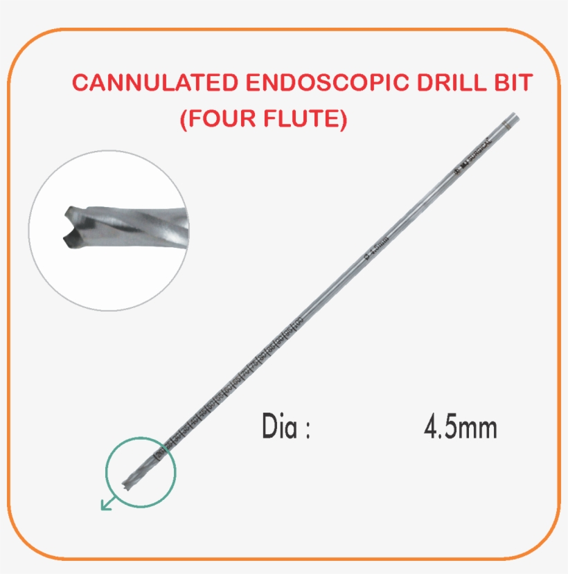 Cannulated Endoscopic Drill Bit - Circle, transparent png #9585013