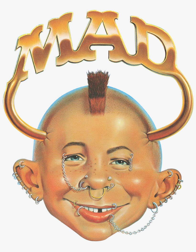 Mad Magazine Punk Kid's T-shirt - Alfred E Neuman Punk, transparent png #9585701