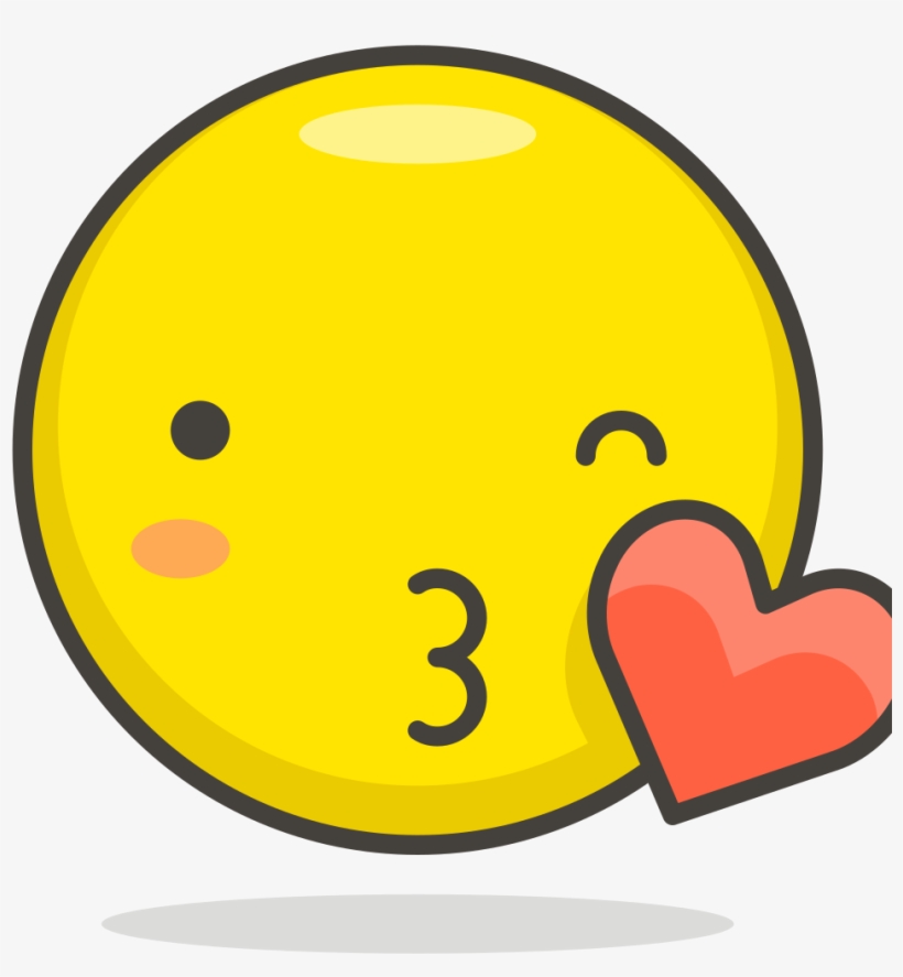 014 Face Blowing A Kiss - Kiss Icon, transparent png #9586244