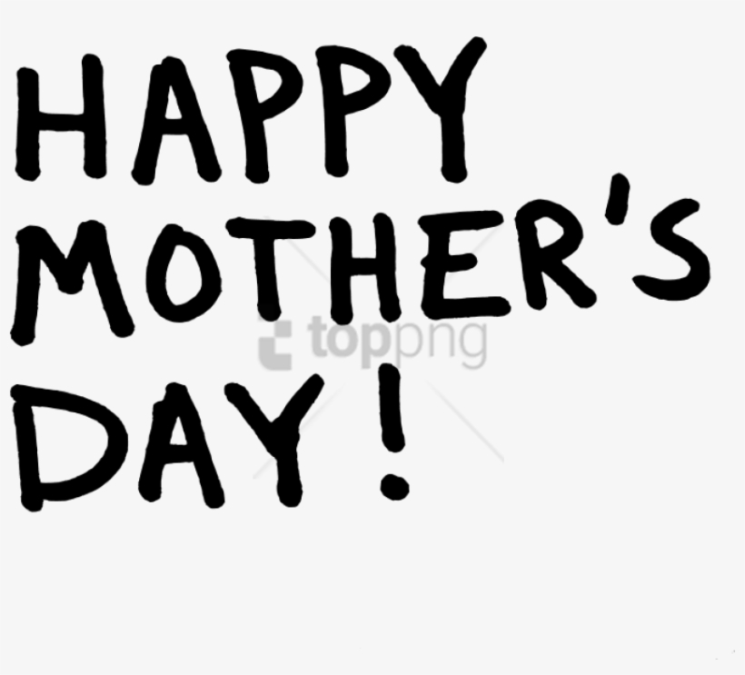 Free Png Download Mother's Dayblack Line - Calligraphy, transparent png #9586313