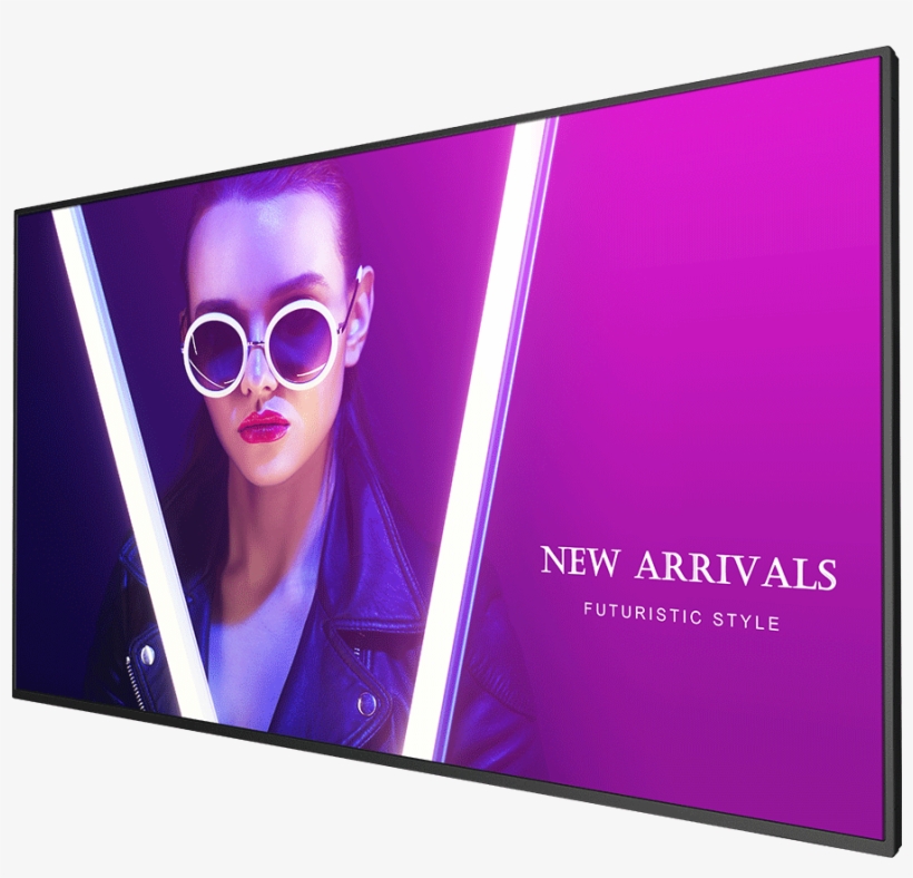 65" Highly Reliable And Versatile Smart Signage - Billboard, transparent png #9587358