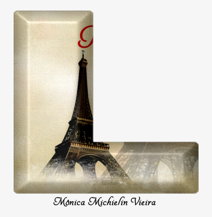 Alfabeto Torre Eiffel Paris Png - Steeple, transparent png #9587398