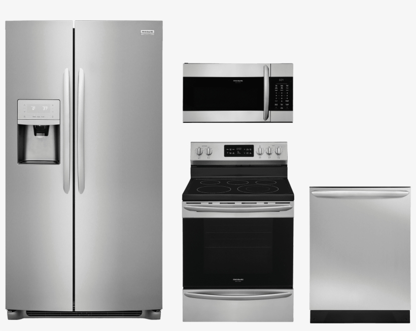 Freeuse Download Microwave Clipart Kitchen Appliance - Samsung Appliance Set Png, transparent png #9587619
