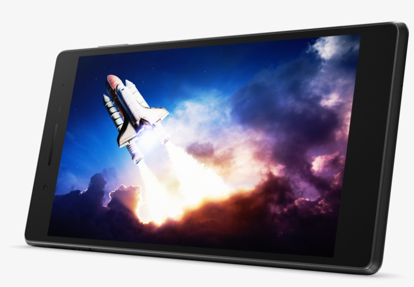 19 Tab 7 Hero Front Facing Left Processor Screen Black - Tabs Rupsee, transparent png #9589198