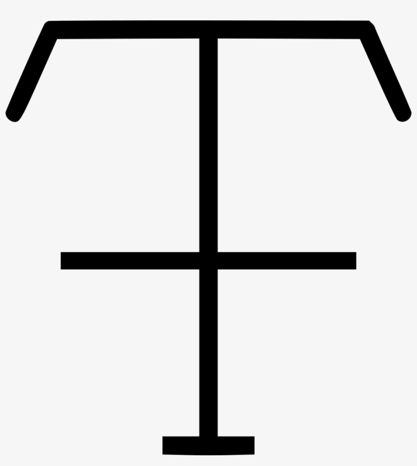 Cross Line Comments - Cross, transparent png #9589249