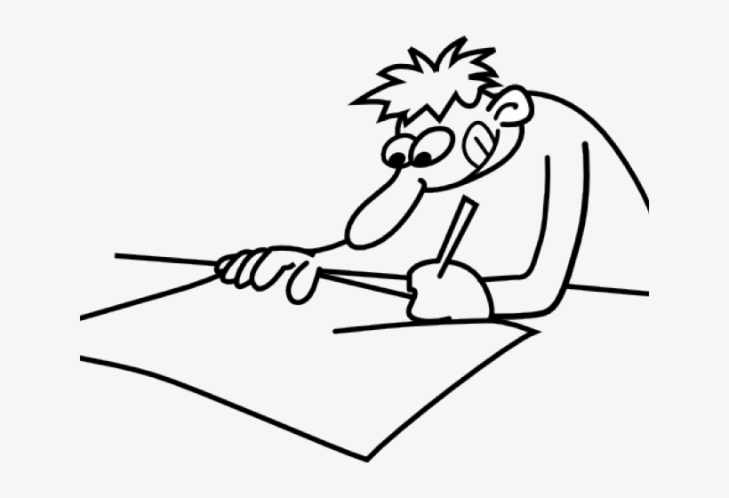Cartoon Of Someone Drawing, transparent png #9589812