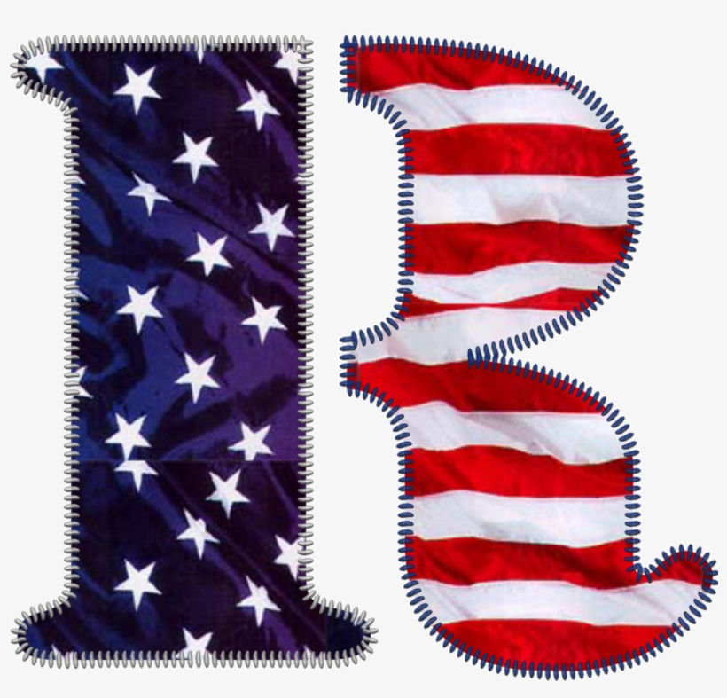 A F B Orig Png R - Letter A Patriotic, transparent png #9590152