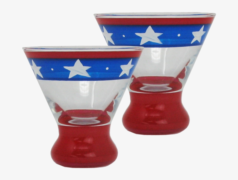 Stars/stripes Cosmos Glass S/2 - Ceramic, transparent png #9590331