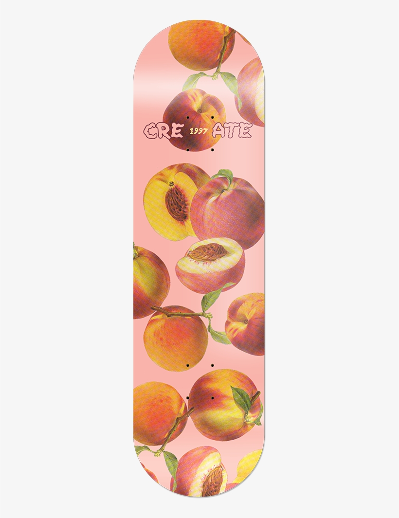 Peach Skateboard, transparent png #9590429