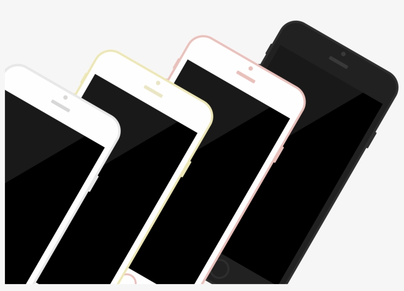 Iphone 8 Template - Mobile Phone, transparent png #9590651