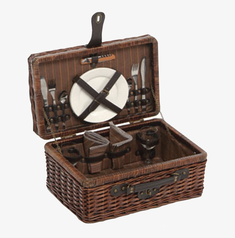 Willow Picnic Hamper - Picnic Basket, transparent png #9590986