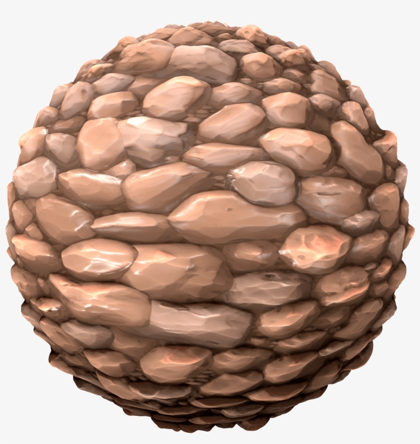 Hand Painted Texture Stone Pbr Ready - Art, transparent png #9591130