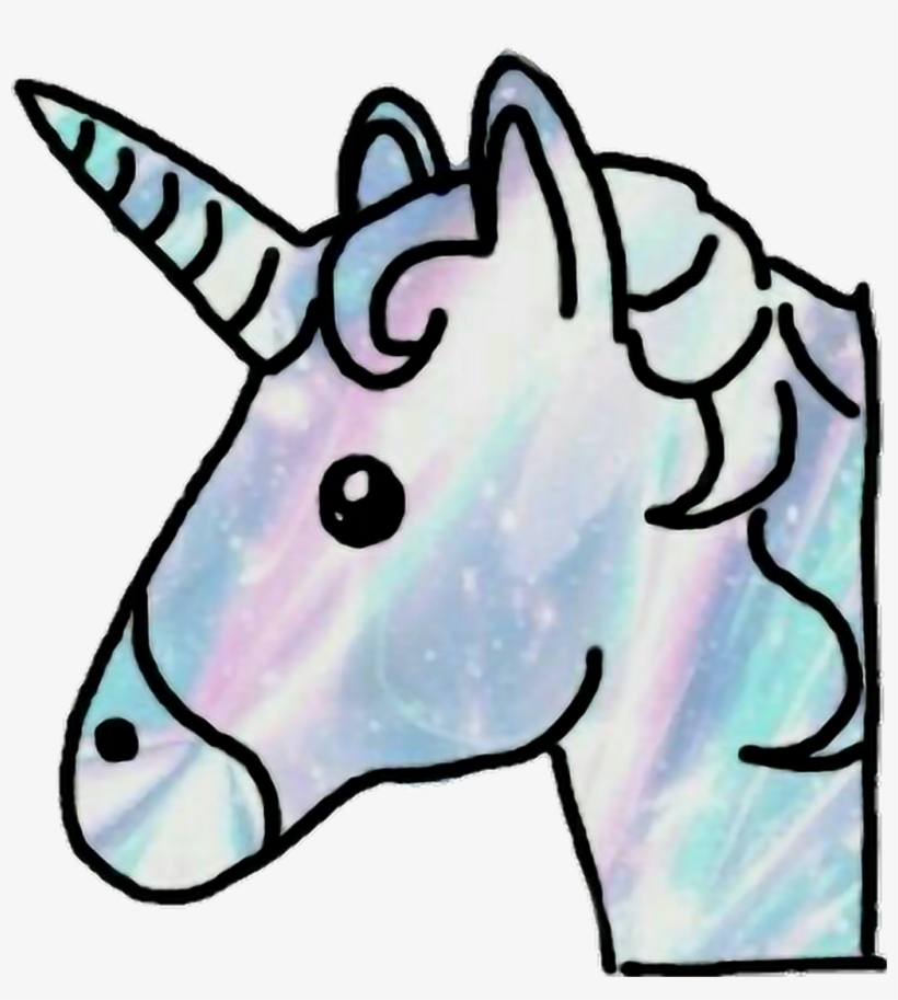 Galaxia Galaxy Galaxyedit Unicorn Unicornioemoji Waths - Unicorn Emoji, transparent png #9591168