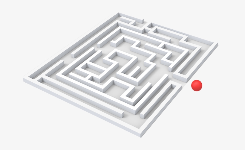Challenging Maze - Circle, transparent png #9591308