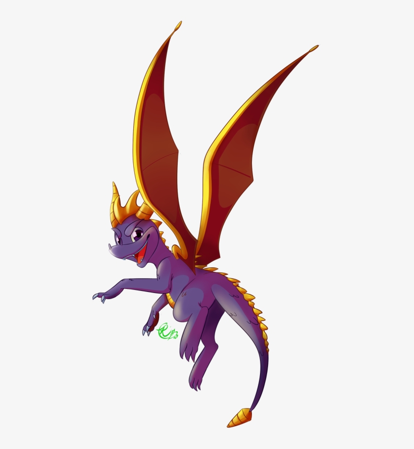 Spyro And Cynder, Spyro The Dragon, Female Dragon, - Cartoon, transparent png #9591889