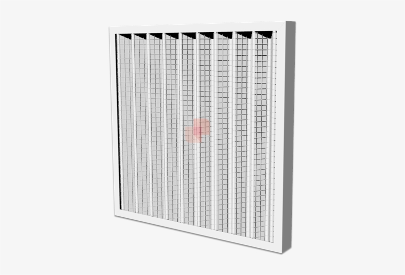 Metal Framed Pleated Panel Filter - Filter Class G4, transparent png #9591931