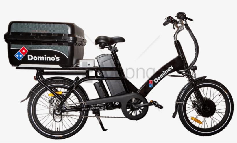 Free Png Electric Bike For Delivery Png Image With - Hybrid Bicycle, transparent png #9591973