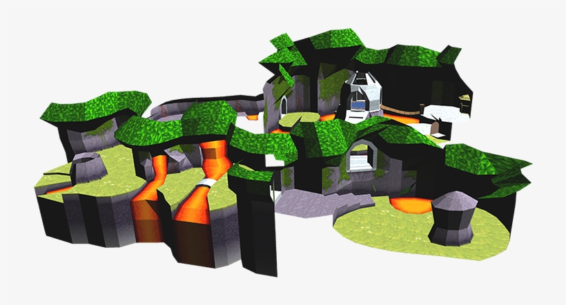 Download Zip Archive - Spyro Molten Crater, transparent png #9592024