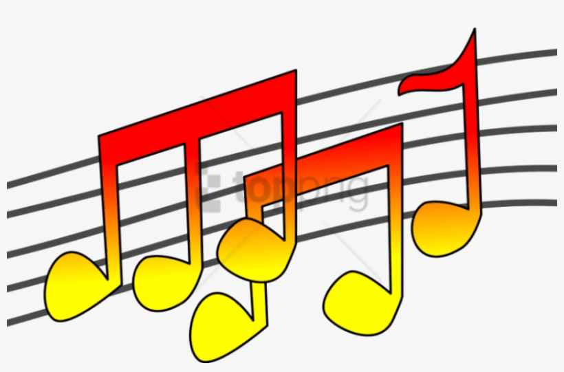 Free Png Download Color Music Notes Png Png Images - Clip Art Music Png, transparent png #9592029