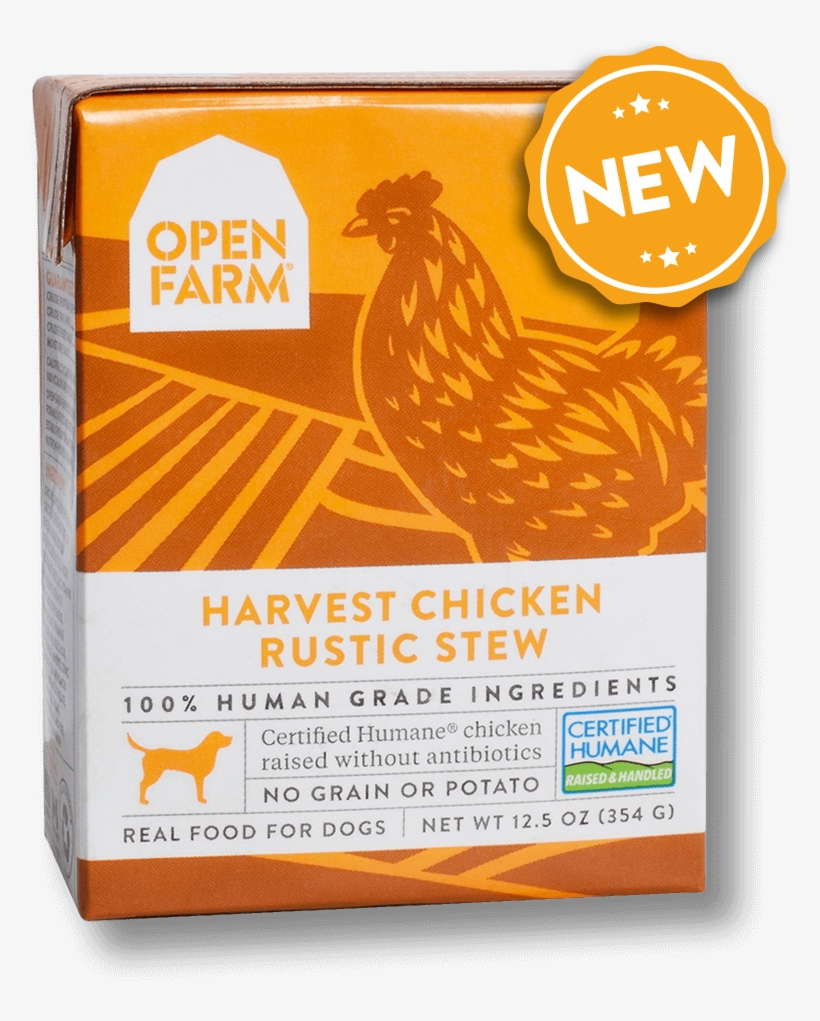 Open Farm Grain Free Harvest Chicken Recipe Rustic - Open Farm Cat Wet Food, transparent png #9592284