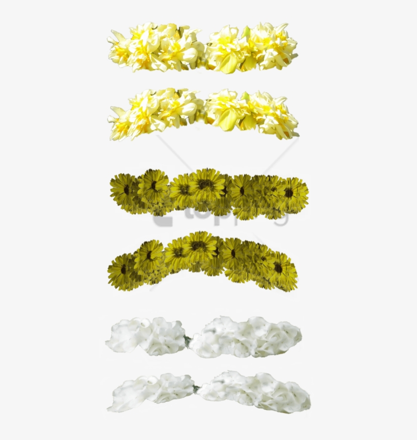 Free Png Yellow Flower Crown Transparent Png Image - Yellow Flower Crown Png, transparent png #9592518
