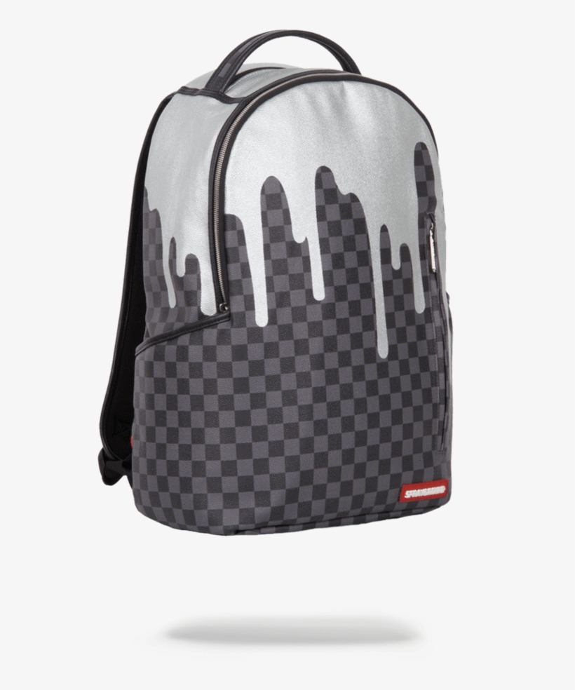 Sprayground- Platinum Drips Backpack - Sprayground Platinum Drips Backpack, transparent png #9592803