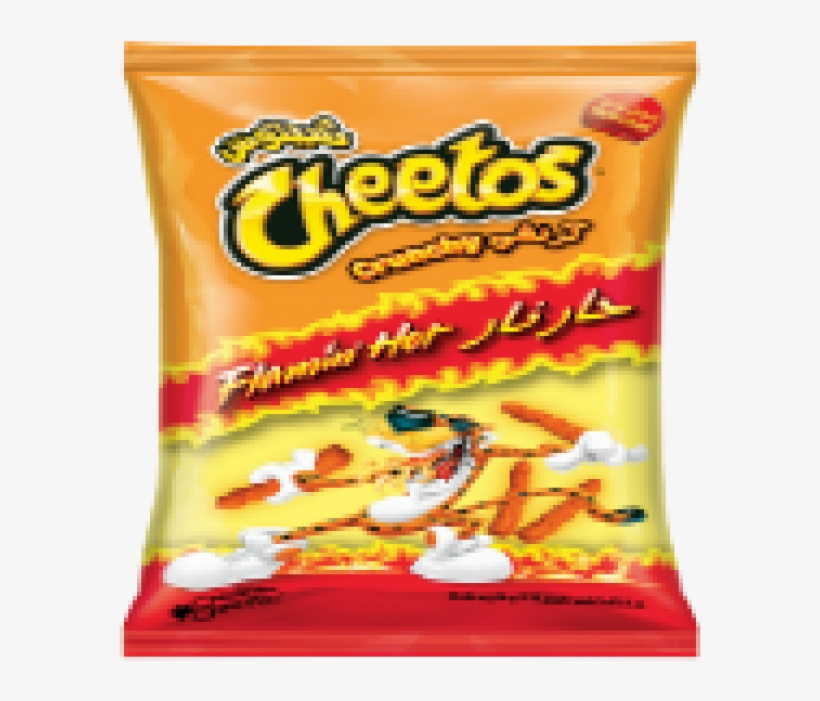 Cheetos Crunchy Flaming Hot 1x10x54g - Hot Cheetos Uae, transparent png #9592976