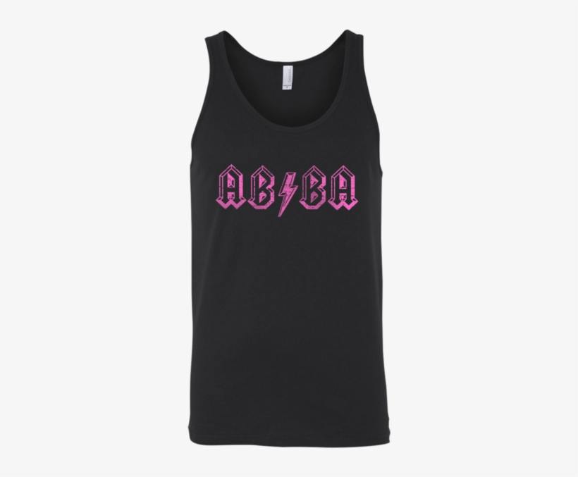 Abba Lightning Bolt Unisex Tank - Canottiera Metallica Donna, transparent png #9592982