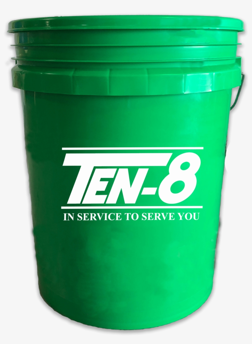 Green Decon Bucket And Lid - Plastic, transparent png #9593312