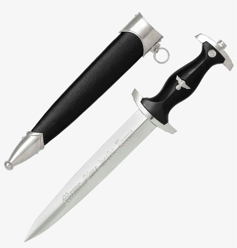 Ss Schutzstaffel Dagger, Germany - Nazi Officer Knife, transparent png #9593383