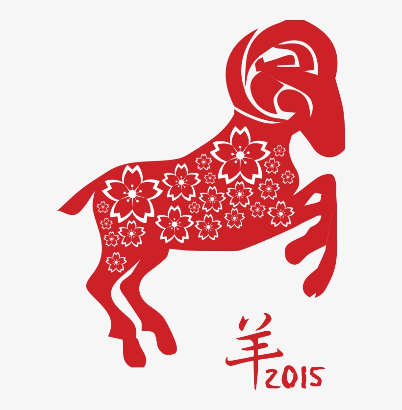 2015 Lunar Year Of The Ram Graphic Freebie - Aries Horoscope, transparent png #9593662