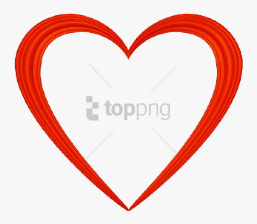 Free Png Download Heart Outline Love Symbol Png Images - Love Heart Transparent Background, transparent png #9594235