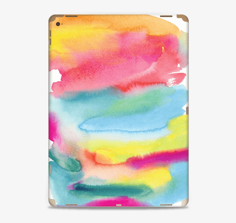 Color Explosion Skin Ipad Pro - Watercolor Paint, transparent png #9594840