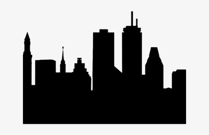 Cityscape Clipart Boston - Boston Skyline Silhouette Png, transparent png #9594876