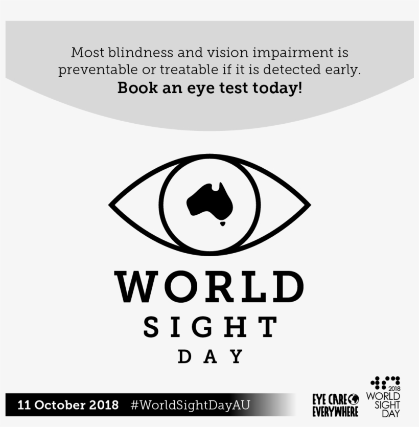 World Sight Day 2018 Instagram Tile Mono - World Sight Day Posters, transparent png #9595014