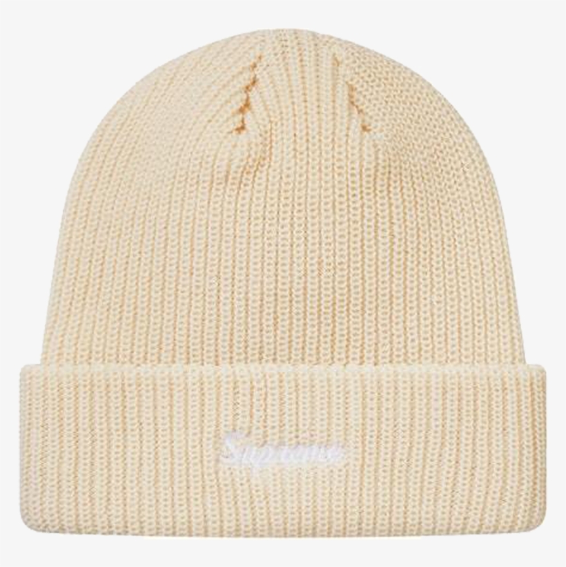 Supreme Loose Gauge Beanie Natural - Beanie, transparent png #9595333