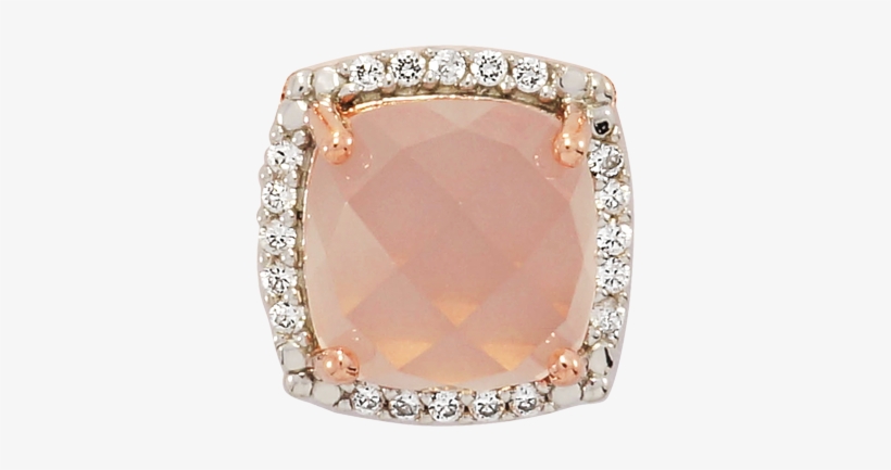 Rose Quartz Pendant - Engagement Ring, transparent png #9595422