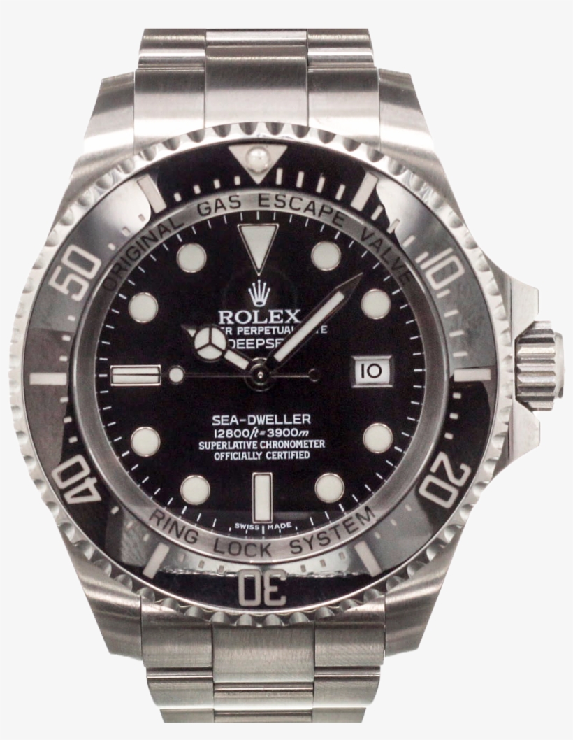 Rolex Deepsea - Sea Dweller On Rubber, transparent png #9595545