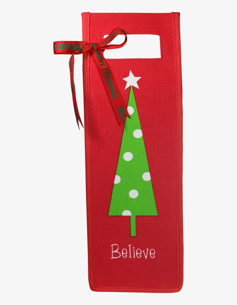 Photo Of Cloth Holiday Wine Gift Bags - Polka Dot, transparent png #9596929