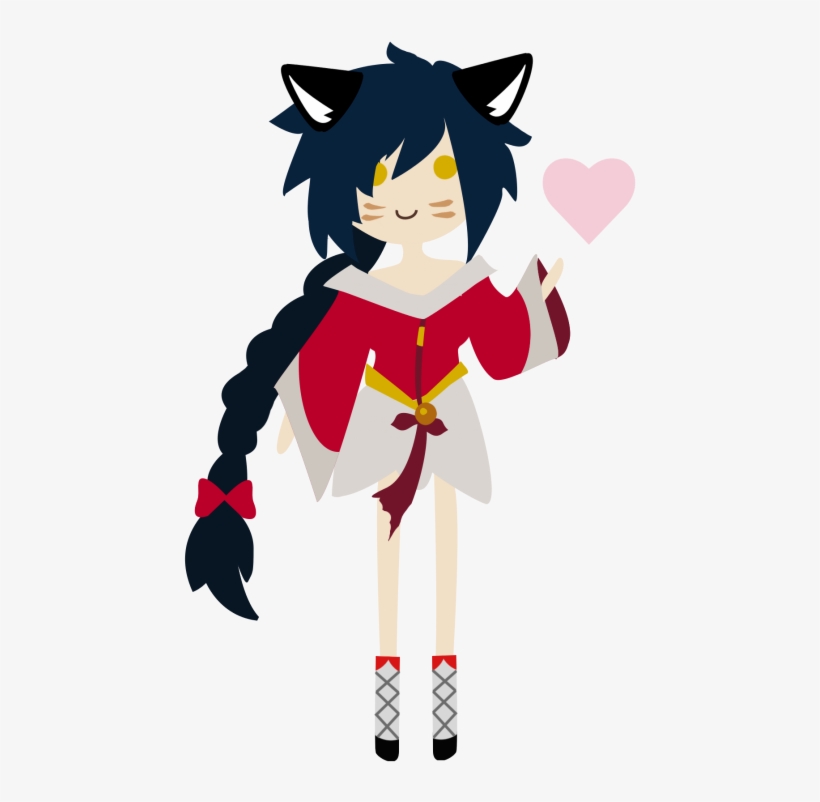 Cute Ahri - Cartoon, transparent png #9597163