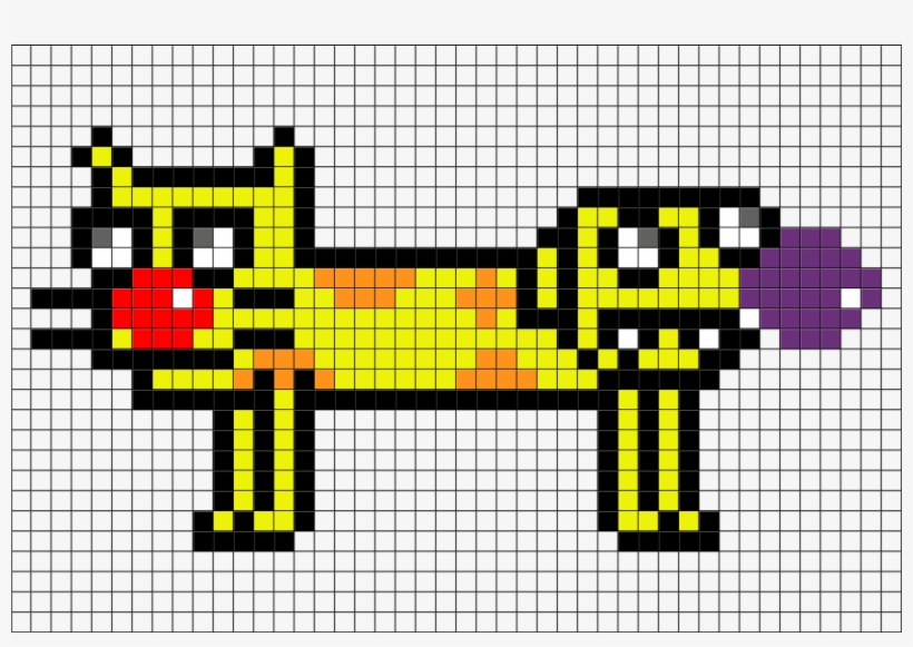 Cat And Dog Pixel Art, transparent png #9597165