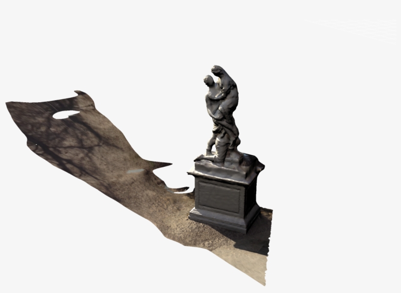 Find Apparent Visible Mesh Faces And Vertices Grasshopper - Statue, transparent png #9597341