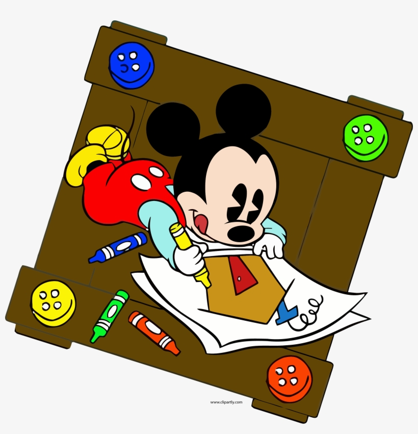 Baby Mickey Coloring Wallpaper Clipart Png - Baby Mickey Mouse, transparent png #9598093