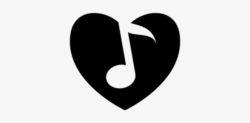 Heart Icons Music - Emblem, transparent png #9598766