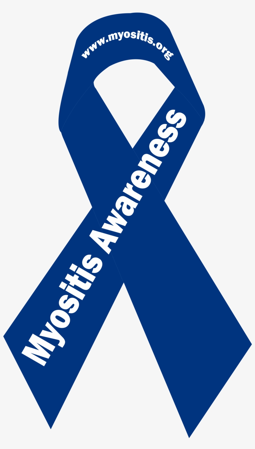 Myositis Awareness Ribbon - Myositis Awareness, transparent png #9599045