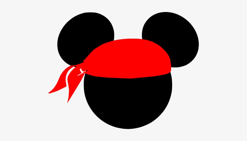 Movies, Personal Use, Mickey With Red Bandana,, transparent png #9599173