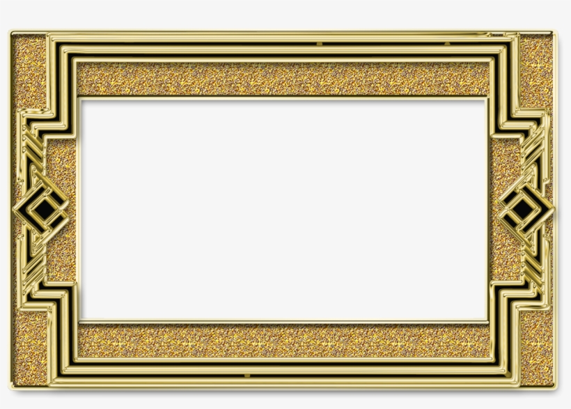 Gold Frame Desktop Wallpaper - Golden Painting Frame Png, transparent png #9599188