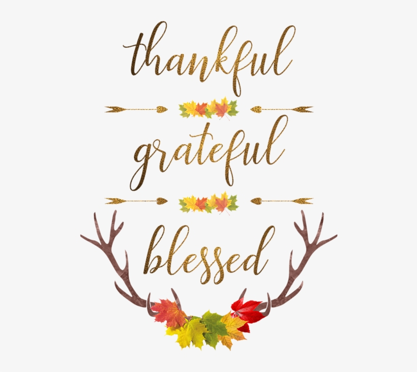 Bleed Area May Not Be Visible - Zazzle Elegant Faux Gold Thankful Grateful Blessed, transparent png #960012