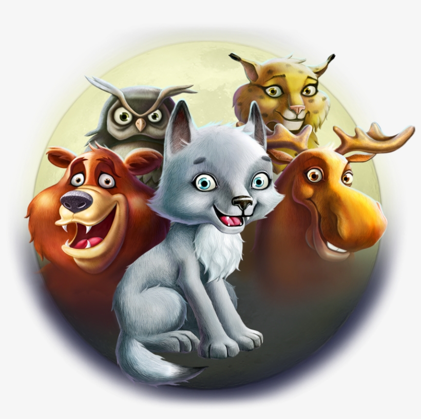 01 Character Grouped-moon Wolfcub Thumbnail, transparent png #960338